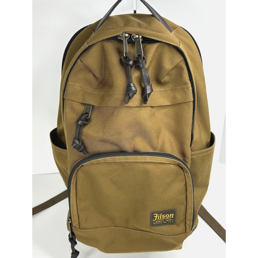 C.C. Filson Dryden Whiskey Backpack 1000D Cordura Nylon Laptop Bag Large EUC